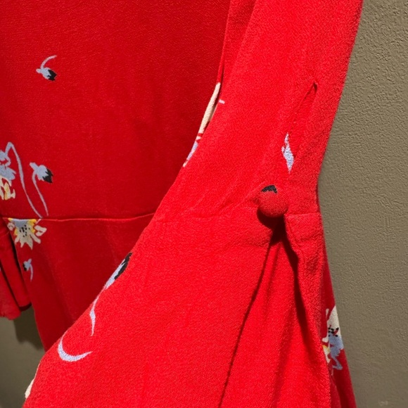 Free People Women's Floral Print Wrap Dress - Picture 7 of 10